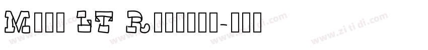 Mano LT Regular字体转换